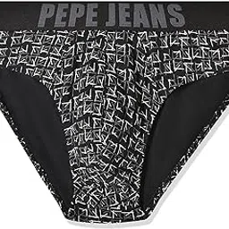 pepe jeans Cotton Blend Men's Briefs Regular Geometric (Pack of 1) (OPB01-P_Black_L)-picture-35
