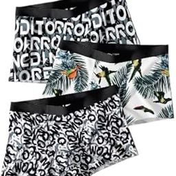 Anti Bacterial Airsoft Trunk Men's Regular Fit Underwear Imported Nylon Fabric Pack of 3-image-76