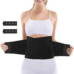 ACWOO Postpartum Belly Wrap, C Section Recovery Belt, Postpartum Support Belly Belt, Abdominal Binder After pregnancy Postpartum Belly Band, Tummy Girdle Corset Body Shaper, Waist Trainer Belts-image-81