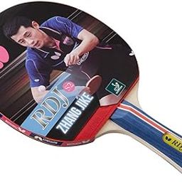 Butterfly RDJ S2 ITTF Approved Wooden Ping Pong Paddle Great Spin Speed & Control Table Tennis Racket- Red and Black-18