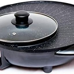 Multi-Function Household Electric Hot Pot Non-Stick Barbecue Grill Griddle Plate Cooking-14
