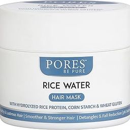 PORES Be Pure Rice Water Hair Mask for Dry & Damaged Hair - 200g | | Deep Conditioning Hair Mask for Strengthening and Repairing Hair | For Men & Women-image-4