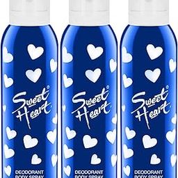 Sweet Heart Blue Deodorant Spray 200ml | Long Lasting Fragrance | Perfect for Daily Use, Gifting, Diwali, Rakhi & Special Occasions (Pack of 3)-image-45