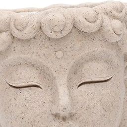 MERISHOPP Buddha Head Flower Pot Buddhism Gift Plant Pot for Kitchen Garden Home| Indoor Plant Pot | Balcony Hanging Basket | Flower Pot-image-6