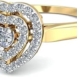 Shorena 14k Yellow Gold and Diamond Ring-image-77