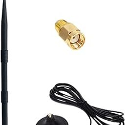 NETBOON 9dBi Rubber Duck Antenna with Magnetic Mount Base and RP SMA Male to SMA Female Adapter-picture-12