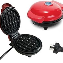 Mini Waffle Maker 4 Inch- 350 Watts: Stainless Steel Non-Stick Electric Iron Machine for Individual Belgian Waffles, Pan Cakes-29