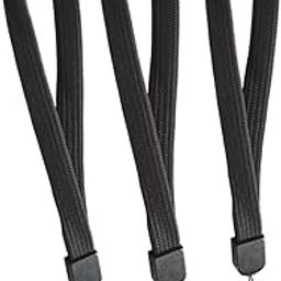 ZENIFY Nylon Hand Wrist Strap Lanyard for USB Flash Drives, Keys, Keychains, Tag Badge Holders,Camera Cute Flash Drive, (Black 3 PCS)-image-22