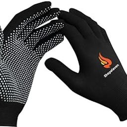 Shopeleven Sports PVC-Dotted Cotton Gloves for Enhanced Grip | Black Batting Gloves Designed for Superior Control and Performance in Sports and Fitness Activities-image-92