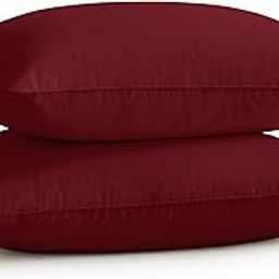 The Wood White® Microfiber Soft Pillows Set of 2 Sleep Well in Soft to Medium Firm of 16 x 24 inches or 41 x 61 Cm - Maroon-image-90