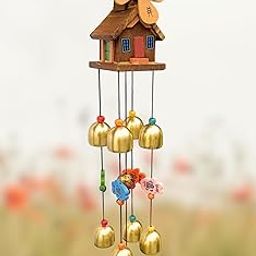 MOOZ Fengshui Wind Chimes for Home | Positive Energy & Vastu Protection | Hanging Decorative Items for Balcony, Entrance & Living Room | Indoor Outdoor Wind Bells | Good Luck & Spiritual Gift-image-92