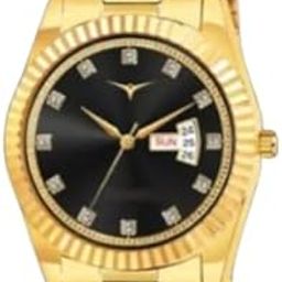 Watch Royale Luxury Casual Party Wear for Men Ultra Day Date Display Dial Quartz for with Stainless Steel Gold Band Analog-29