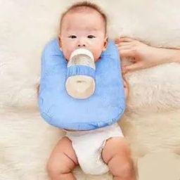 Zuku@ Stepup Walking Harness for Baby Walker Training Assistant Accessory Tool Father Mothers, Kids Safety Adjustable Belt (Self Feeding Pillow for Baby with Milk Bottle Pocket Blue)-picture-23