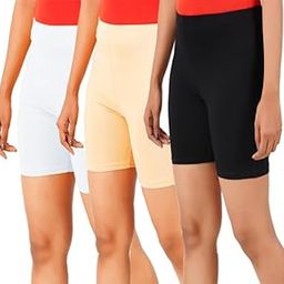 Men Regular Solid Cotton Short (1_0_Pkt_Tights_Shorts_PO3_WH&BK&SK_XL_bz)-image-49