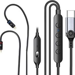 AUDIOCULAR C08 Type-C IEM Upgrade Cable with HD Mic, AI-ENC Noise Cancellation with CB1300AU DAC, 4-Core Copper Wire 0.78mm Connector,Compatible with Type-C Phones & Earphones-14