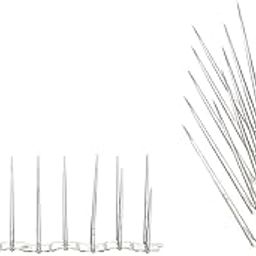 Kandaruria kesari Transparent Bird Spikes for Pigeon Control | Plastic Weather Resistant Anti-Pigeon Spikes for AC/Window & Outdoor Balcony (Pack of 10pcs)-image-99