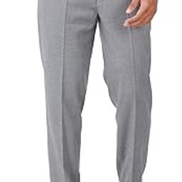 McHenry Men's Regular Fit Wrinkle Free Stretchable Formal Trousers for Men-image-1