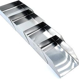 Stainless Steel Shovel Scoop Set of 4 Sizes for Sorting of Diamonds, Pearls, Gemstones, Beads, Semi Precious Stones for Sorters & Graders, Jewellery Manufacturers, Showroom and Retailers(Set of 4)-86