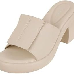 Women Block Heel Slip-on Comfort Sandal-image-36