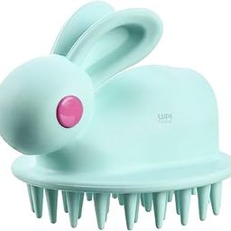 ULUPI EXIM Shampoo Manual Brush for Baby, Elegant Baby Comb with Soft Silicon bristles, 1 Piece, Multi-color-image-26