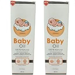 baby oil 100% natural and almond,olive oil all skin type 200 ml pack of 4-27