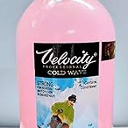 VELOCITY COLD WAVE - Pro Style 2-in-1 Hair Curling and Straightening Lotion 500 ml Professional Formula without Neutralizer (Baby Pink)-image-42