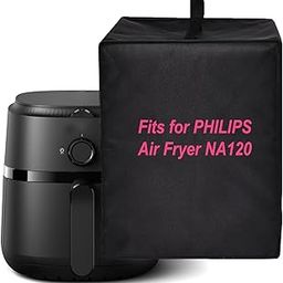 Air Fryer Dust Cover for PHILIPS Air Fryer NA120 Nylon Dust Cover - Heavy Duty Heat-Resistant, Waterproof Nylon Fabric Dust Protective Air Fryer Cover Case - Black-picture-27