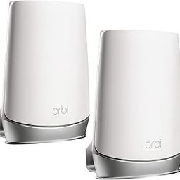 PETIMETI Wall Mount for Netgbear Orbi WiFi 6 Router with Sturdy Metal Stand Compatible Orbi WiFi 6 Router RBK753 RBK852 RBK853 RBS750 RBK752 RBK850 RBS750 RBS751(2 Pack)-image-50