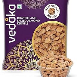 Amazon Brand - Vedaka Premium Roasted and Salted California Almonds (Non Pareil) 100g-image-42