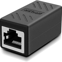 RJ45 Coupler in-Line Coupler Cat7/Cat6/Cat5e Ethernet Cable Extender Adapter Female to Female Jointer (2)-18