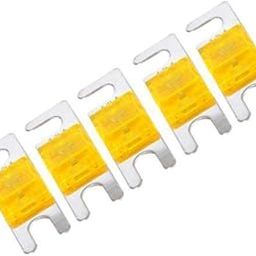 MERISHOPP® 2x5 Pieces Mini ANL Bolt Fork Fuse Kit Car Audio Circuit Breaker 40A|Motors | Parts & Accessories | Car Electronics | Installation Products | Fuses & Fuse Holders-image-13