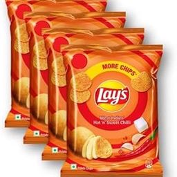 lay's Hot 'N' Sweet Chilli Potato Chips, West Indies' Flavour, 28g, Pack of 4-image-52
