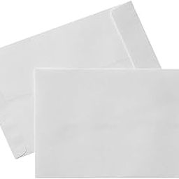 Paper Envelopes, 50 Pieces, White, Size 5 Inches x 7 Inches-image-41