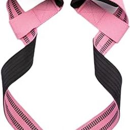 CALANDIS 2x Weight Lifting Straps Wrist Straps for Weightlifting for Exercise Workout Pink | Fitness Running & Yoga | Strength Training | Gloves Straps & Hooks-image-13