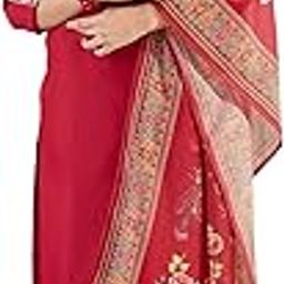 Women's Straight Cotton Blend Ethnic Motifs Embroidered Kurta & Pant with Dupatta Set (IESTR10580)-picture-27