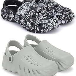 Combo Pack of 2 Slipper/Flip Flops/Slides/Clogs/Sandals for Men (Cl-Guday Vs Clog 200)-image-94