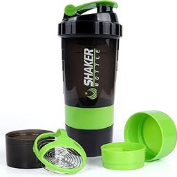Leak-Proof Protein Shaker Bottle – 500 ML | 3-Layer Twist Off Shaker Cup with Pill & Supplement Storage | Gym Sports Water Bottle for Protein Powder-picture-18