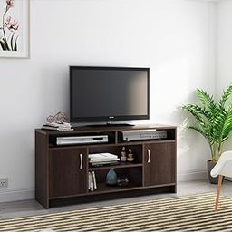 CASPIAN Engineered Wood Wooden TV Entertainment Unit Rainforest Light & Dark|48 Inches TV Stand/Panel for Bedroom & Living Room with Storage 2 Cabinets & 4 Shelves|Media Console Table for Set Top Box-image-37