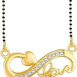 Lovely letter T Gold plated Valentine Latest pendant Alphabet Brass Mangalsutra-image-58