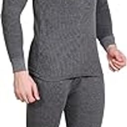 Winter Wear Men's Poly Cotton Thermal Set-S- (Round Neck Upper/Top + Lower/Trouser) Set of 01 (VAR-069 Charcoal-image-89