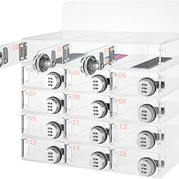 lizponaza Cell Phone Storage Locker 15 Slots Cell Phone Organizer for Office School Classroom 12.32 * 7.28 * 10.83 inch-image-34