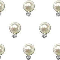 Comet Busters Beautiful Pearl Bindis With Single Stone (BIN1094)(6mm)-31