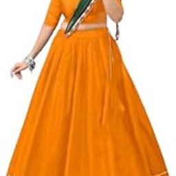 Rayon Cotton Lehenga With Gotta Patti Touch Lehenga Choli Set-image-0