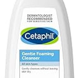 Foaming Face Wash By Cetaphil, Gentle Foaming Cleanser for All Skin Types - 236 ml| Foaming Face Wash with Vitamin E, B5| Dermatologist Recommended| Paraben, Sulphate Free-0