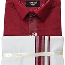 Combo of Shirt and Dhoti | Traditional Wedding Set for Men-image-84