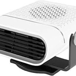 SAZ DEKOR Car Heater Portable Electronic Auto Heater Fan 24V White-16