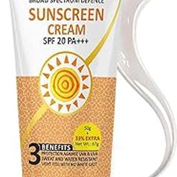 Aryanveda Sunscreen Spf 20 PA+ UV Protection for Women & Men with All Day Hydration | Dry, Normal Skin - 67 Gm-image-3