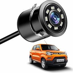 Asryd Car Rear Backup Camera, Rear View LED Night Vision Camera Waterproof 170 Degree Wide Angle, Black, Reverse Camera Parking Guide for Maruti Suzuki S-Presso (1 LED Camera)-image-93
