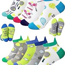 10 Pairs Novelty Low Cut Golf Socks Men Athletic Ankle Cushioned Performance Sport Socks, Multipack-image-30