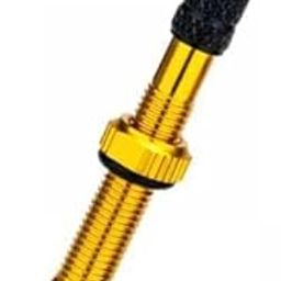 CALANDIS™ 2xTubeless Presta Valve Stem Rim Extension Valve Core Aluminum Alloy Durable Yellow 40mm | Tires | Bicycle Components & Parts | Cycling-image-2